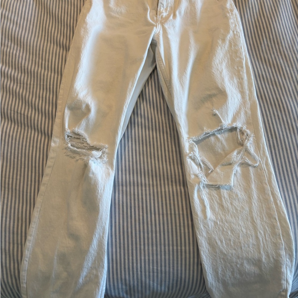 Abercrombie & Fitch Women's White Jeans